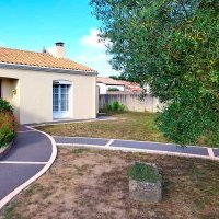 Accès maison en béton poreux aux Sables d’Olonne