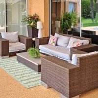 Terrasse en moquette de marbre