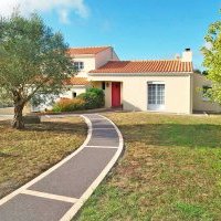 Accès maison en béton poreux aux Sables d’Olonne