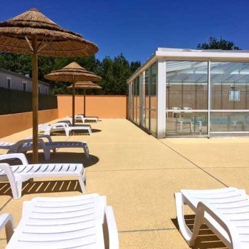 Plage de piscine, camping de Brétignolles-sur-Mer