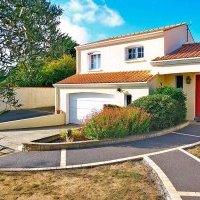Accès maison en béton poreux aux Sables d’Olonne