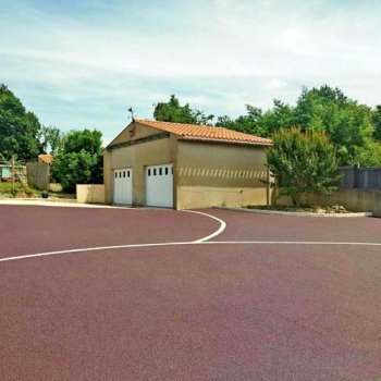 Accès garage et piétons à Landevieille