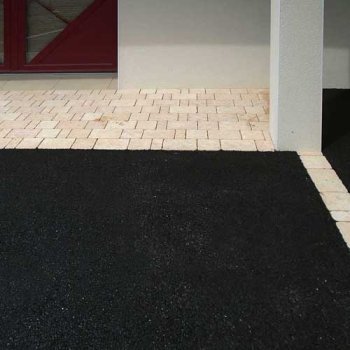 Pavage, enrobé, béton désactivé 