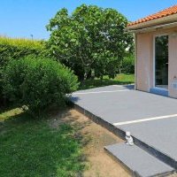 Terrasse en béton à Olonne-sur-Mer 