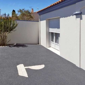Cour de maison aux Sables d'Olonne